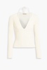 Almina layered ribbed-knit sweater