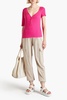 Ribbed stretch-Micro Modal and Supima cotton-blend top