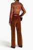 Logan cotton-blend corduroy wide-leg pants