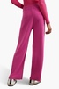 Knitted wide-leg pants