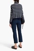 Carly stretch-cotton twill straight-leg pants