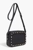 Studded leather cross-body bag