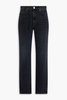 Martin high-rise straight-leg jeans