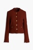 Carmen wool-crepe jacket