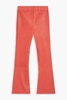 Lori kick-flare leather pants