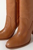 Clarita Saddlery bow-detailed leather knee boots