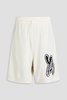 Intarsia-knit drawstring shorts