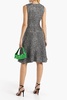 Metallic Boucle-knit dress