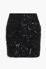 Elten embellished cotton mini skirt