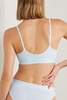 Hadlee stretch Pima cotton soft-cup triangle bra