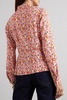 Bruna lace-trimmed floral-print woven shirt