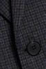 Checked wool-tweed blazer