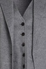 Layered wool and cashmere-blend felt blazer