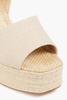 Vada canvas espadrille wedge sandals