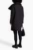 Shea quilted shell and neoprene down coat