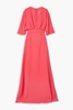 Ruched cady gown