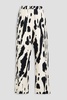 Jesabelle printed cotton-tweed wide-leg pants