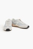 Retro Runner Slim suede, leather and mesh sneakers