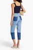 Audrey cropped high-rise tapered jeans