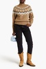 Fair Isle alpaca-blend turtleneck sweater