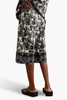 Tam paisley-print linen and cotton-blend culottes