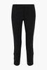 Cropped cotton-blend twill slim-leg pants