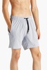 Short-length striped swim shorts