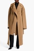 Oversized wool and cashmere-blend felt coat