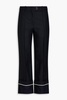 Woven straight-leg pants