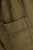 Linen-twill shorts