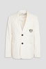 Ridley embroidered cotton-corduroy blazer