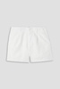 Boy linen and cotton-blend shorts