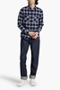 Checked cotton-flannel shirt