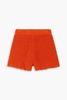 Palm Springs ribbed cotton shorts