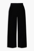 The Toto cropped cotton-velvet flared pants