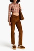 Peyton cotton-blend corduroy bootcut pants