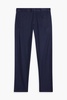 Zander slim-fit cotton-blend pants