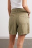 The Chute belted Lyocell and linen-blend shorts