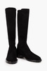 Microstretch and suede knee boots