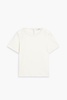 Sola braid-trimmed cotton-jersey T-shirt