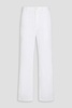 Elliot cotton-blend twill straight-leg pants