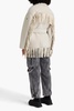 Fringed scuba jacket