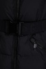 Mae belted quilted shell hooded down vest