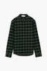 Checked cotton-flannel shirt