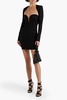 Samea cutout cady mini dress