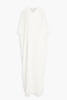 Nyla layered stretch-crepe and chiffon jumpsuit