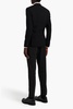 Slim-fit wool-blend piqué suit jacket