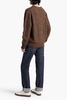 Fisherman Donegal cable-knit merino wool-blend sweater