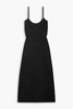 Rio stretch-ponte midi dress