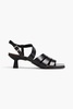 Leather slingback sandals